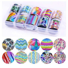 Nail Art Sticker Tips Wrap Foil