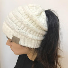 Stretchable Ponytail Beanie