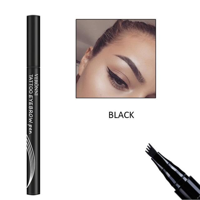 Microblading Tattoo Eyebrow Pen, Waterproof Natural Brows